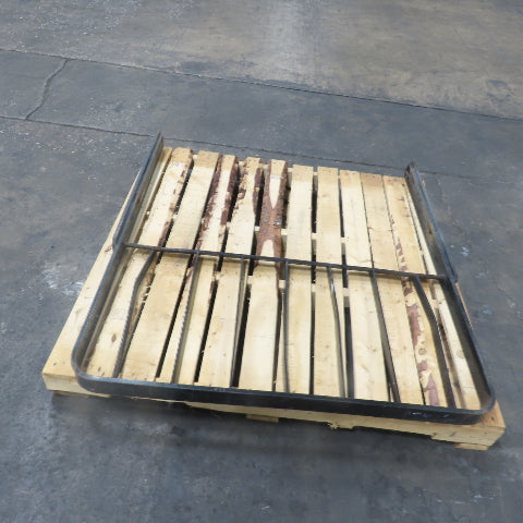 Forklift Back Rest 42" Side Bolt Mount x 46" Tall 16-3/4" Hole Center