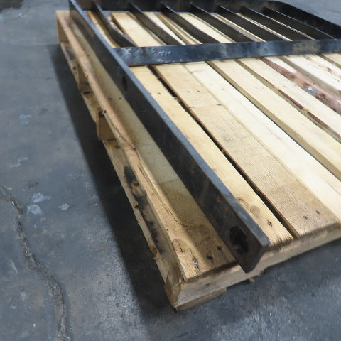 Forklift Back Rest 42" Side Bolt Mount x 46" Tall 16-3/4" Hole Center