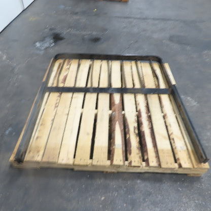 Forklift Back Rest 42" Side Bolt Mount x 46" Tall 16-3/4" Hole Center