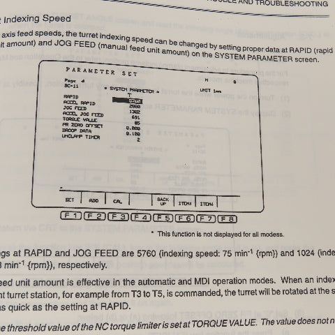 Okuma 3786-E OSP5020L LU Series Twin Spindle Turning Center Maintenance Manual