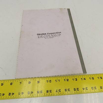 Okuma 3798-E LU15 Operation Maintenance Manual