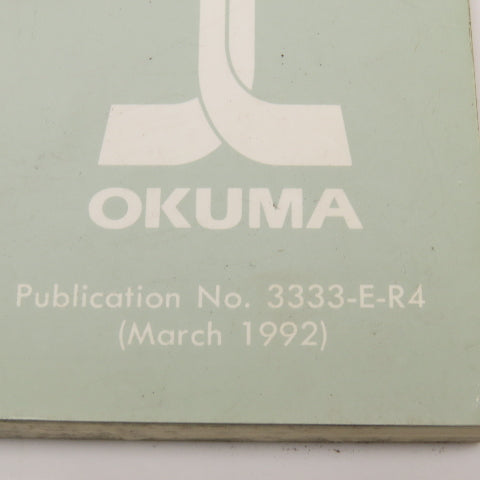 Okuma 3333-E-R4 LR15 Operation & Maintenance Manual 8th Edition