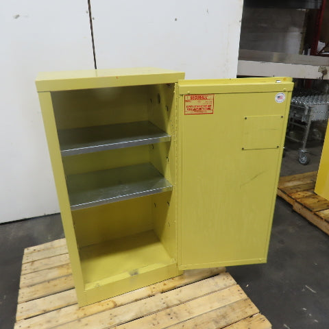Securall 20 Gallon Flammable Liquid Storage Cabinet 23-1/4" x 18" x 44-1/4"