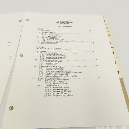 Rexroth IA74733 Motion Manager CLM Program Assembler User's Manual Binder Insert