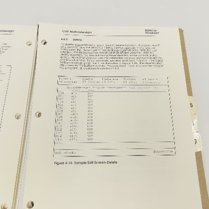Rexroth IA74733 Motion Manager CLM Program Assembler User's Manual Binder Insert