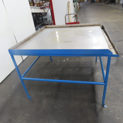 50" x 46" Stainless Steel Top Work Bench Assembly Table
