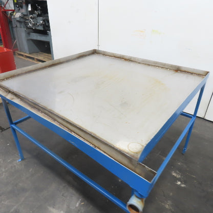 50" x 46" Stainless Steel Top Work Bench Assembly Table