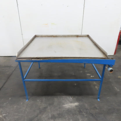 50" x 46" Stainless Steel Top Work Bench Assembly Table