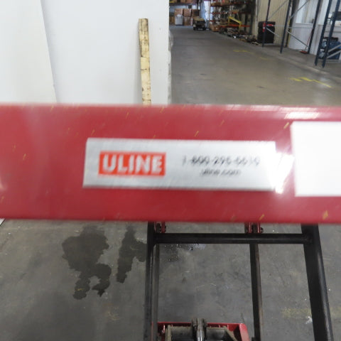 Uline 32" x 24" Manual Foot Pump Tilting Lift Table 660LBS Capacity