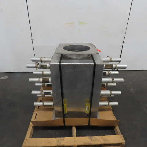 8-Way Aluminum Diverter Valve 2" OD Ports 11-1/2" Inlet 34-1/4" OAL