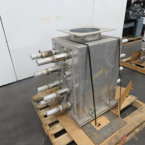 8-Way Aluminum Diverter Valve 2" OD Ports 11-1/2" Inlet 34-1/4" OAL