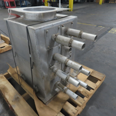 8-Way Aluminum Diverter Valve 2" OD Ports 11-1/2" Inlet 34-1/4" OAL