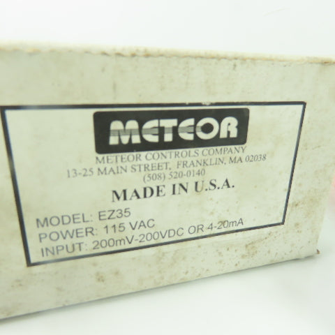 Meteor EZ35 Control Display Panel