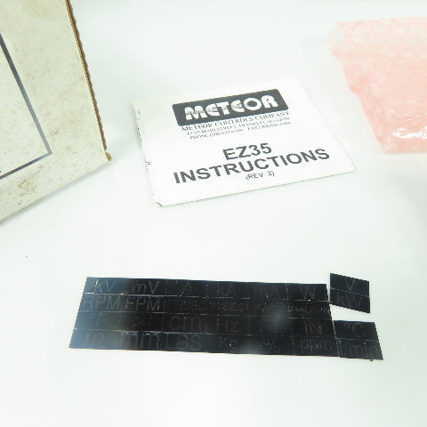 Meteor EZ35 Control Display Panel