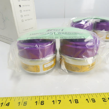 Scott 642-OA-P100 NIOSH Approved Respirator Filter Cartridge Set Lot Of(3 Pairs)