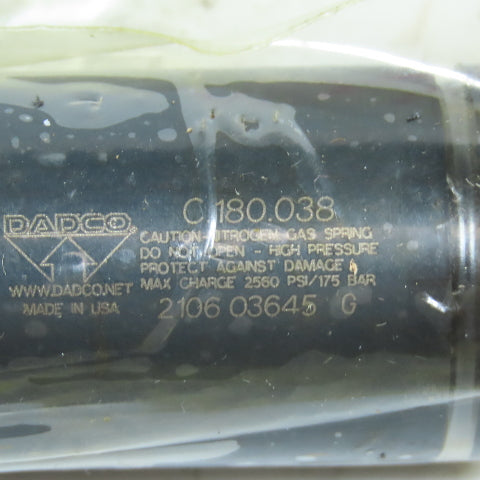 Dadco C.180.038 Nitrogen Gas Spring W/ Mounting Bracket NEW