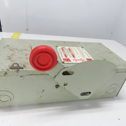 Eaton Cutler-Hammer DH361FGK 30A Heavy Duty Safety Switch 600VAC 3-Pole