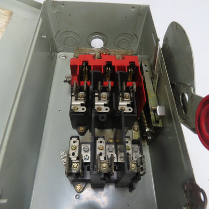 Eaton Cutler-Hammer DH361FGK 30A Heavy Duty Safety Switch 600VAC 3-Pole