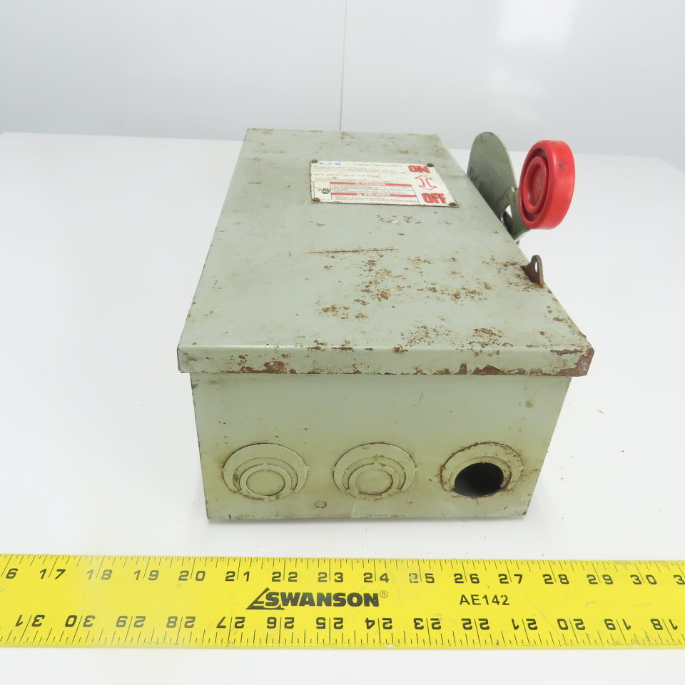 Eaton Cutler-Hammer DH361FGK 30A Heavy Duty Safety Switch 600VAC 3-Pole