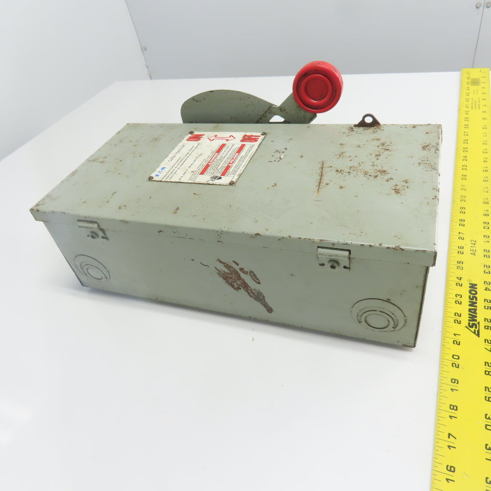 Eaton Cutler-Hammer DH361FGK 30A Heavy Duty Safety Switch 600VAC 3-Pole