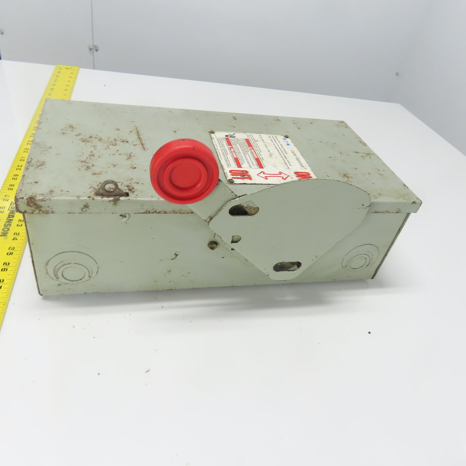 Eaton Cutler-Hammer DH361FGK 30A Heavy Duty Safety Switch 600VAC 3-Pole