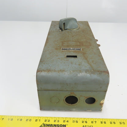 General Electrical CR107 30A Combination Magnetic Starter 600V