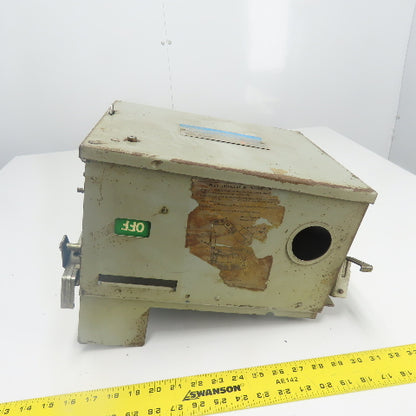 Gould UV461 ITE XL-Universal Bus Duct Fusible Switch Plug 30A 600VAC