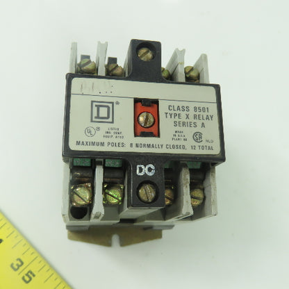 Square D X0 40 Ser A Class 8501 Control Relay 110/120V