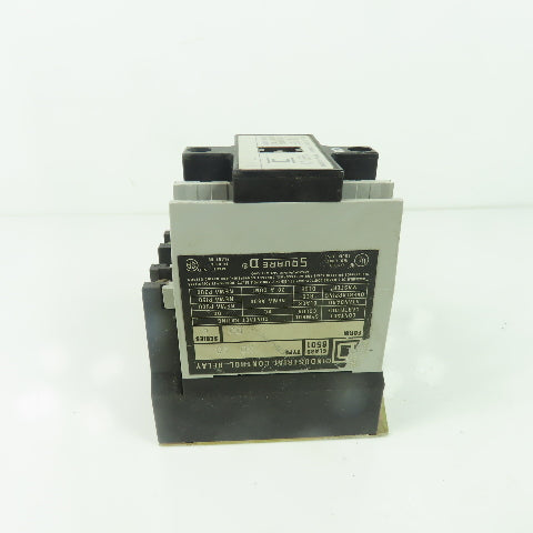Square D X0 40 Ser A Class 8501 Control Relay 110/120V