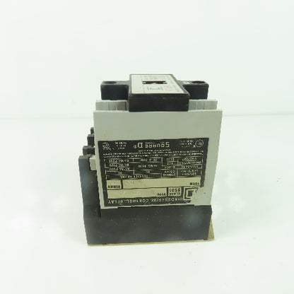 Square D X0 40 Ser A Class 8501 Control Relay 110/120V
