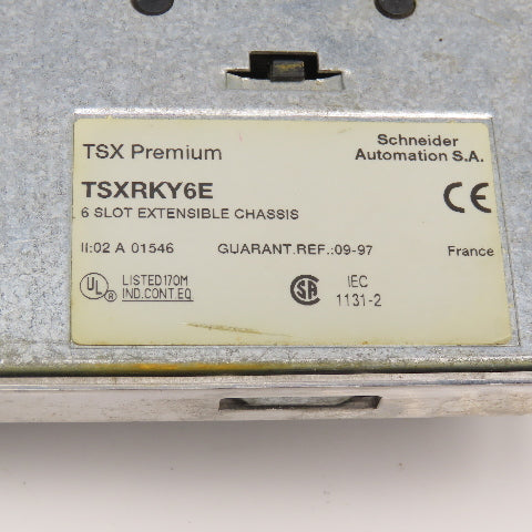 Schneider Automation TSXRKY6E 6 Slot Extensible Chassis Back Plane