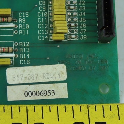 Unico 400-350 PCB Circuit Board 317-287 Rev 1 00006953