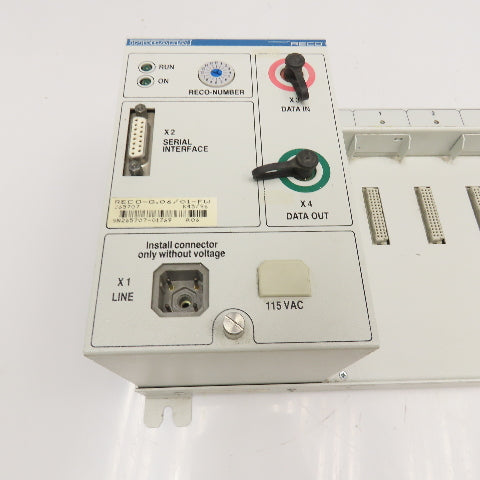 Indramat Reco FWA-RECO-003-16VRS-NN RECP-G.06/01-FW PLC Chassis & CPU