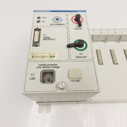 Indramat Reco FWA-RECO-003-16VRS-NN RECP-G.06/01-FW PLC Chassis & CPU