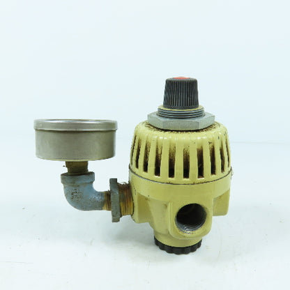 CA Norgren 11-024-039 Pressure Regulator Valve 1/2" NPT W/ Gauge 0-10 kg/cm2