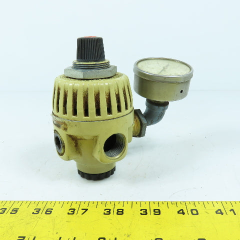 CA Norgren 11-024-039 Pressure Regulator Valve 1/2" NPT W/ Gauge 0-10 kg/cm2