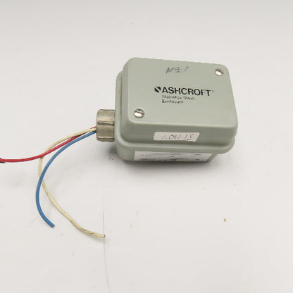Ashcroft GPN4SPWS25 Pressure Switch 30PSI 500PSI Proof 125/250VAC 1/4" NPT