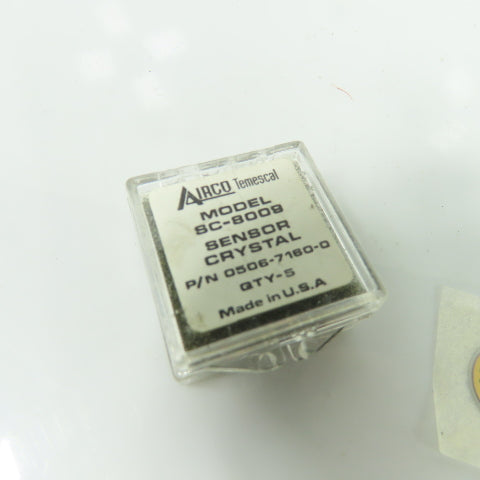 Temescal 0506-7160-0 Sensor Crystal Lot Of 5