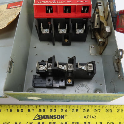 General Electric TH3361 30A Fusible Safety Disconnect Switch 600VAC 3-Pole