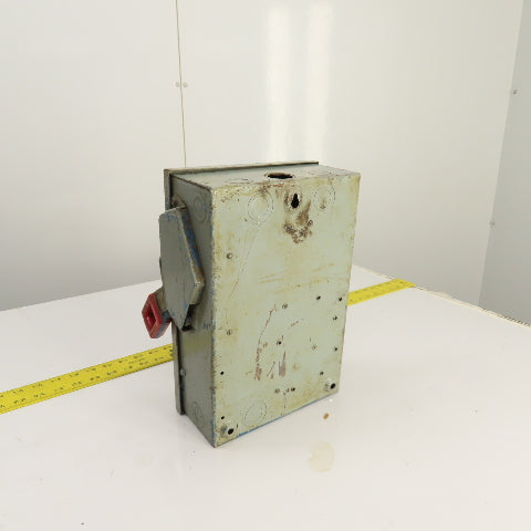 General Electric TH3361 30A Fusible Safety Disconnect Switch 600VAC 3-Pole