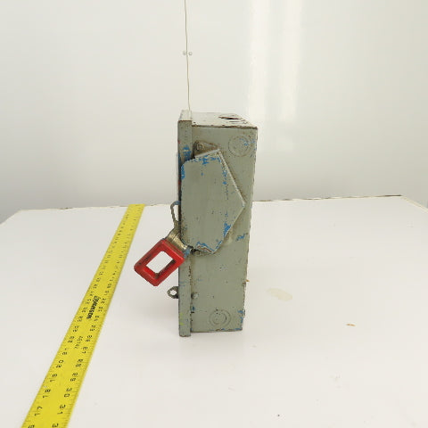 General Electric TH3361 30A Fusible Safety Disconnect Switch 600VAC 3-Pole