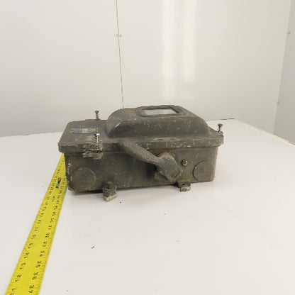 Square D 81341-W 30A Non-Fusible Explosion Proof Enclosed Disconnect Switch 600V