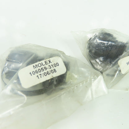Molex 106059-3100 Fiber Optic Adapter Connector Lot Of 2