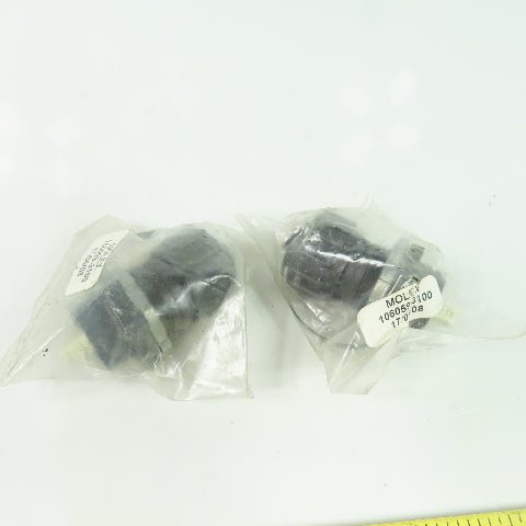 Molex 106059-3100 Fiber Optic Adapter Connector Lot Of 2