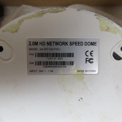 Sony Gen IV G4-IPC12X-PTZ-I 2 Megapixel HD Network Speed Dome Sensor W/ Cord