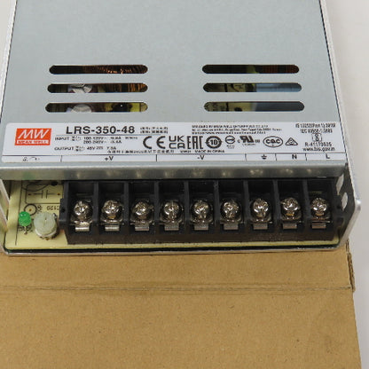 Mean Well LRS-350-48 48V DC 7.3A Power Supply 100-120/200-240VAC Input NEW