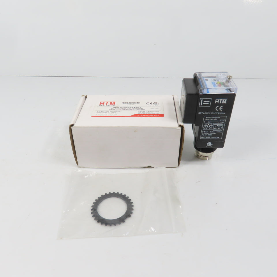 HTM RF74-D1520R-CY9Q5LN Photoelectric Sensor 1.52m Range New