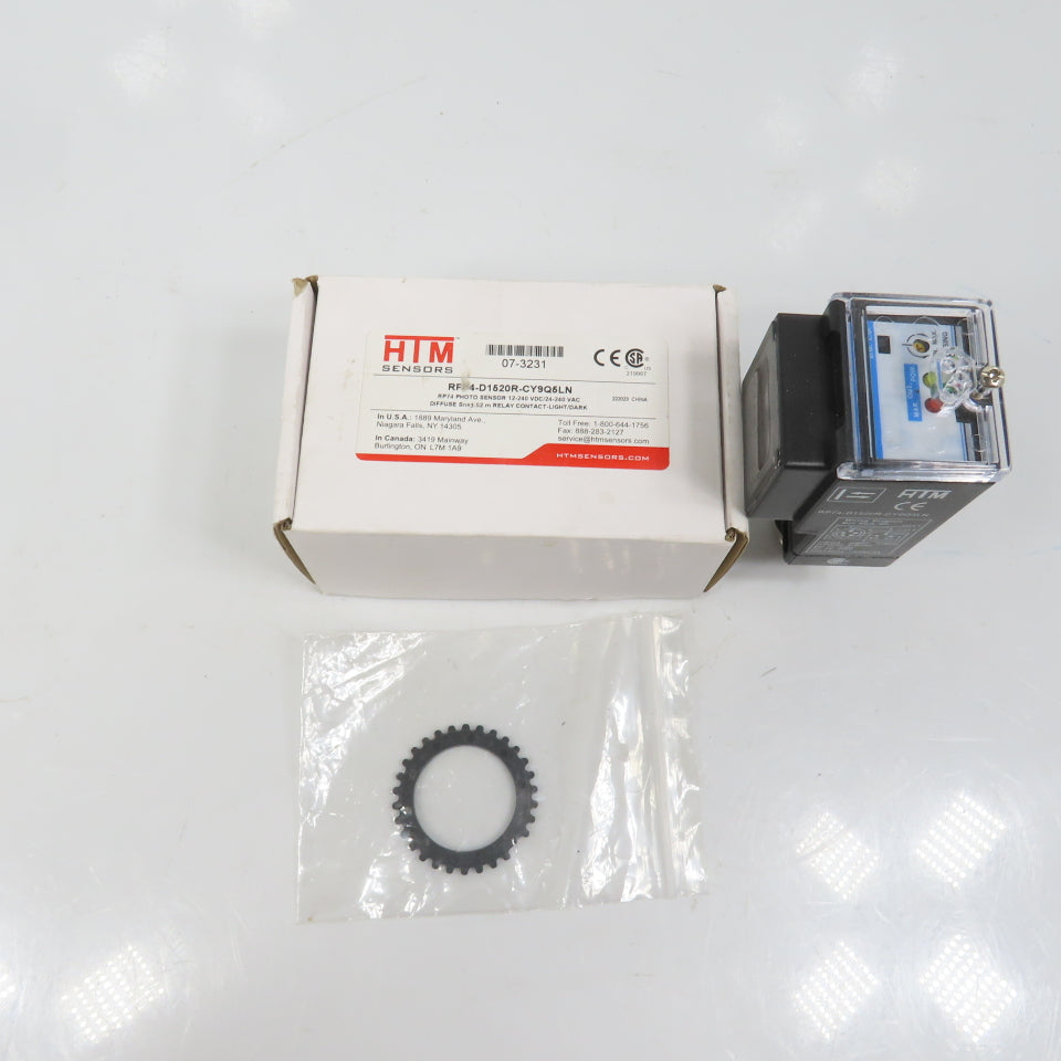 HTM RF74-D1520R-CY9Q5LN Photoelectric Sensor 1.52m Range New
