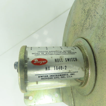 Dwyer 1640-2 Differential Pressure Null Switch