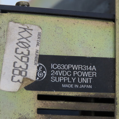 GE IC630CHS304A Series Three Programmable Controller & IC630PWR314A Power Supply